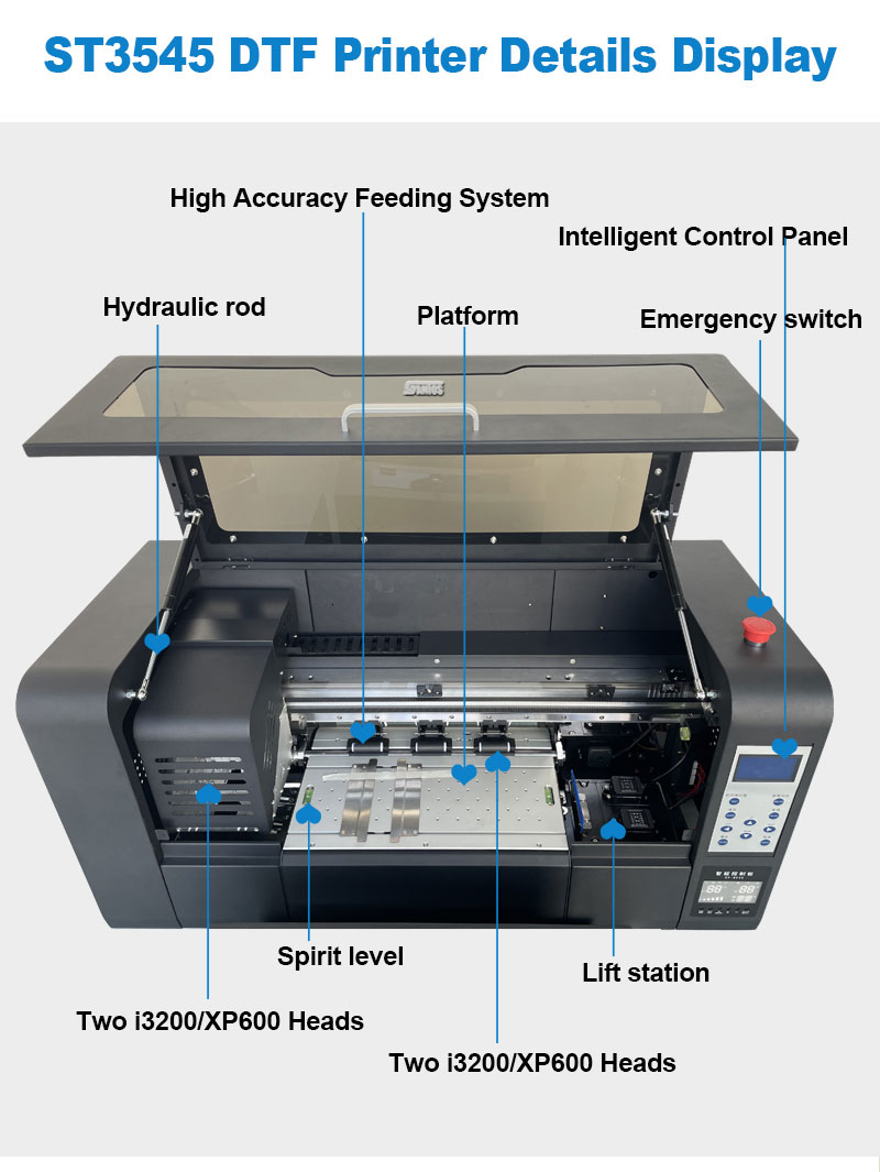 طابعة DTF مقاس A3 بطول 30 سم م - مراجعة Commercial Printing Machine For Shirts وسعره