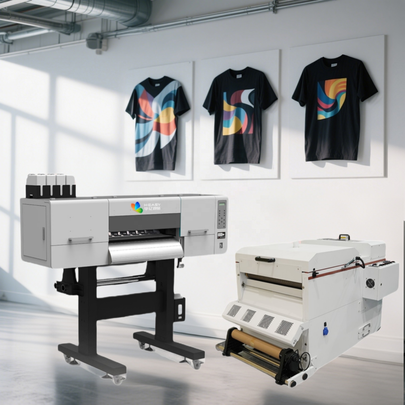 آلة طباعة حرارية مخصصة لطباعة  - مراجعة Commercial Printing Machine For Shirts وسعره