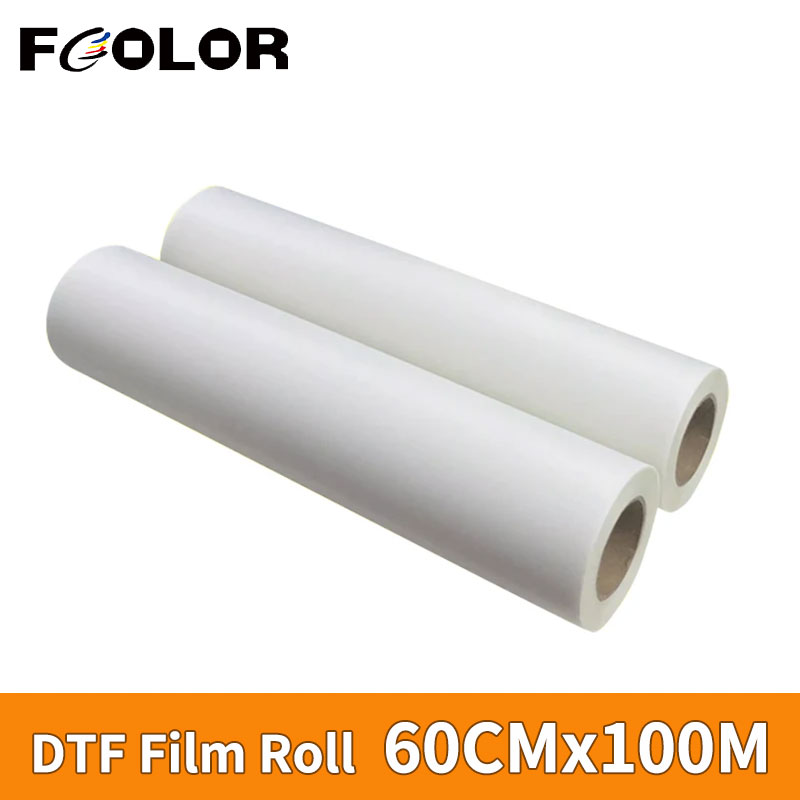 فيلم DTF PET من Fcolor مقاس 60 - مراجعة Dtf Hot Peel Film وسعره