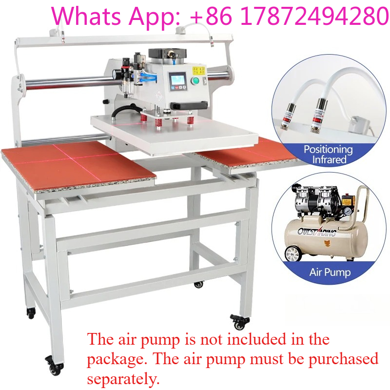 ماكينة كبس حراري كهربائية مزدو - مراجعة Commercial Printing Machine For Shirts وسعره