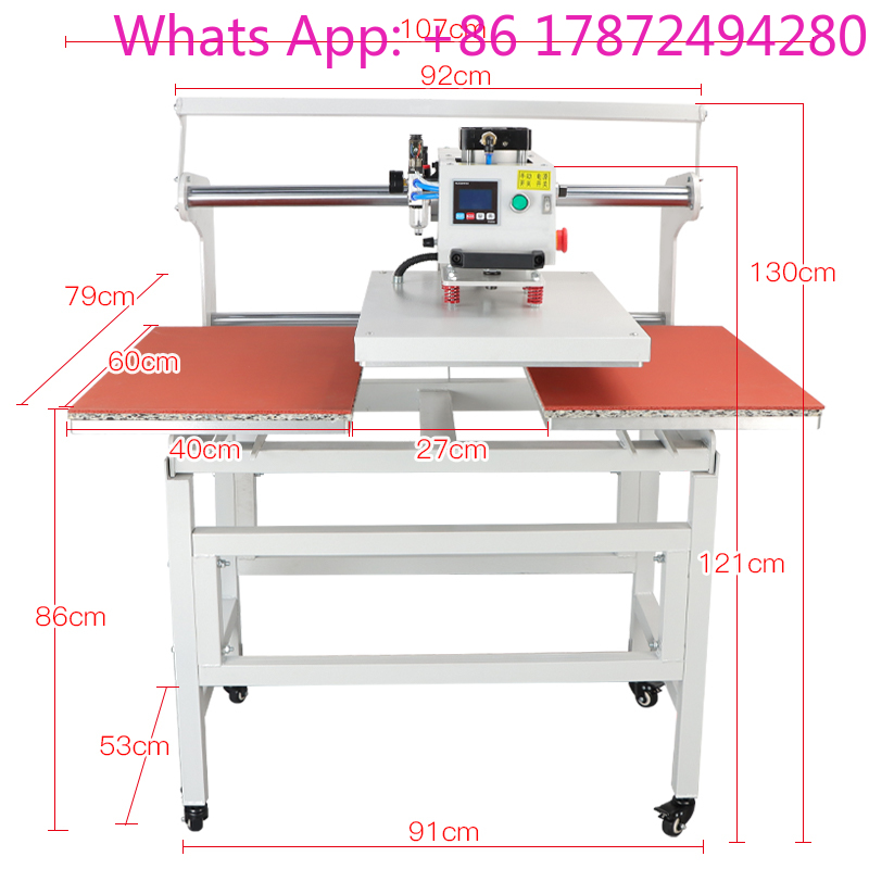 ماكينة كبس حراري كهربائية مزدو - مراجعة Commercial Printing Machine For Shirts وسعره