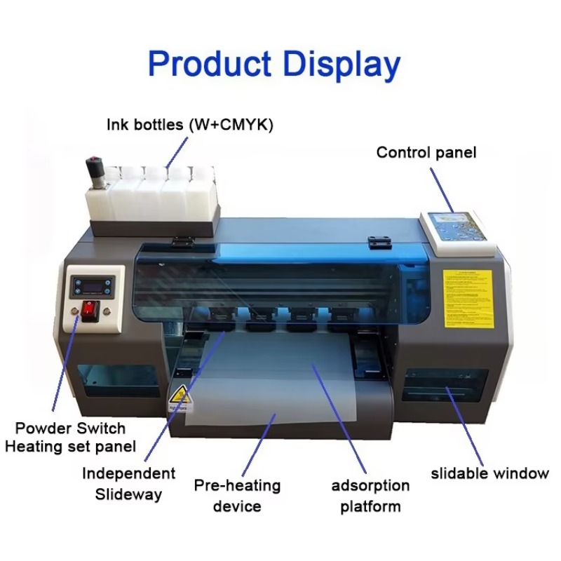 آلة طباعة حرارية مخصصة لطباعة  - مراجعة Commercial Printing Machine For Shirts وسعره