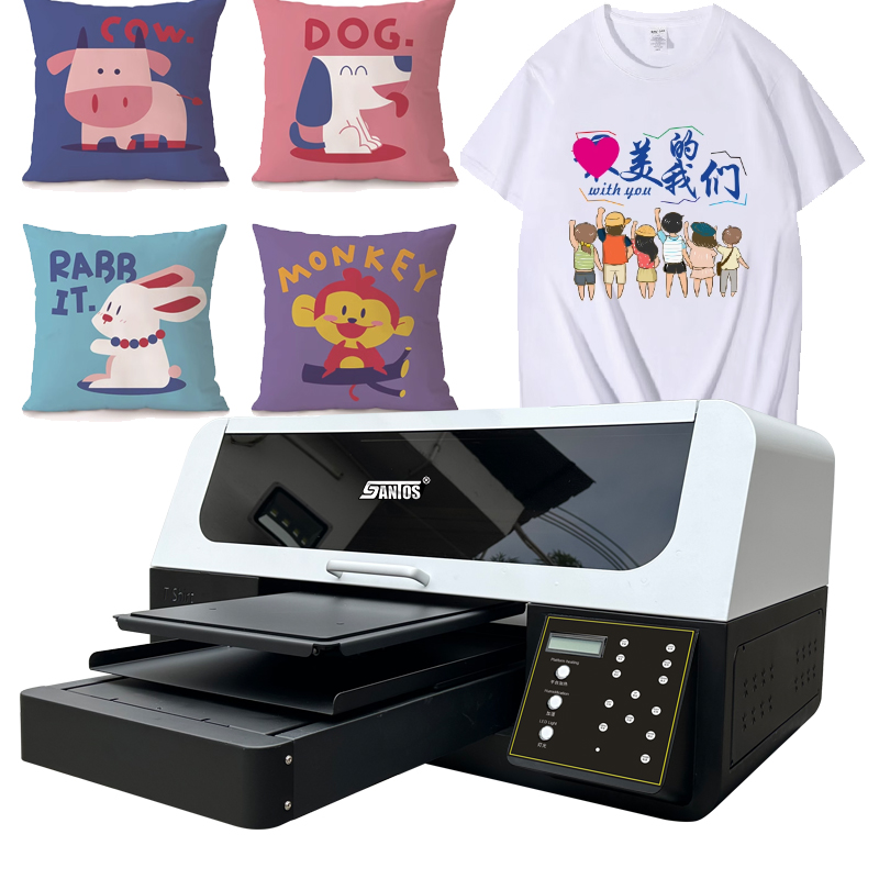 طابعة DTG للملابس A3 I3200 I16 - مراجعة Commercial Printing Machine For Shirts وسعره